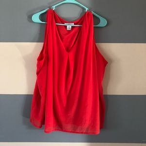 Coral VNeck Blouse